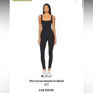 437 the curve onsie in black size XS